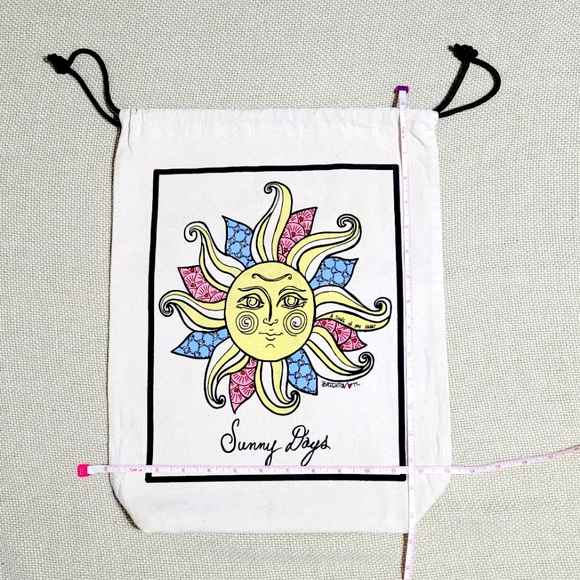 Vintage Brighton Sunny Days Canvas Shoe Dust Tote - Picture 4 of 4